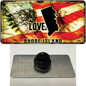 Rhode Island Love Wholesale Novelty Metal Hat Pin
