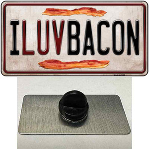 I Luv Bacon Wholesale Novelty Metal Hat Pin