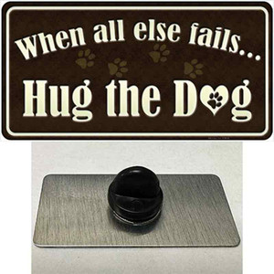 Hug The Dog Wholesale Novelty Metal Hat Pin