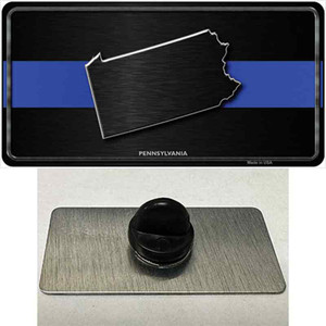 Pennsylvania Thin Blue Line Wholesale Novelty Metal Hat Pin