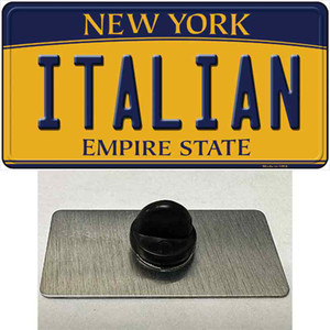 Italian Yellow New York Wholesale Novelty Metal Hat Pin
