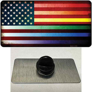 American Flag Rainbow Wholesale Novelty Metal Hat Pin
