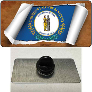 Kentucky Flag Scroll Wholesale Novelty Metal Hat Pin