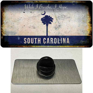 South Carolina I Breathe Rusty Blank Wholesale Novelty Metal Hat Pin