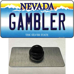 Gambler Nevada Wholesale Novelty Metal Hat Pin