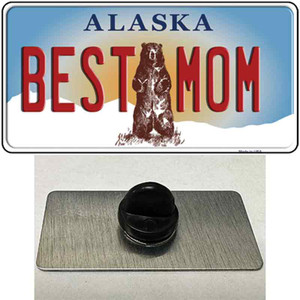 Best Mom Alaska State Wholesale Novelty Metal Hat Pin