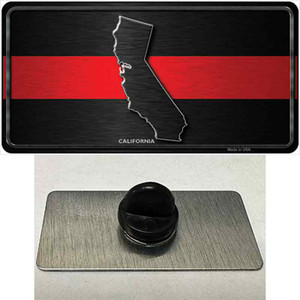 California Thin Red Line Wholesale Novelty Metal Hat Pin