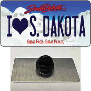 I Love South Dakota Wholesale Novelty Metal Hat Pin