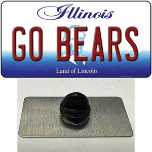 Go Bears Illinois Wholesale Novelty Metal Hat Pin