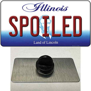 Spoiled Illinois Wholesale Novelty Metal Hat Pin
