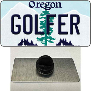 Golfer Oregon Wholesale Novelty Metal Hat Pin