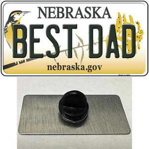 Best Dad Nebraska Wholesale Novelty Metal Hat Pin