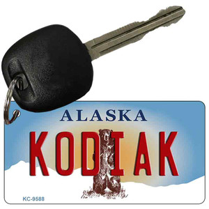 Kodiak Alaska State Wholesale Novelty Key Chain