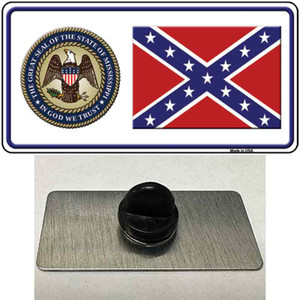Confederate Flag Mississippi Seal Wholesale Novelty Metal Hat Pin