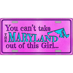 Maryland Girl Novelty Wholesale Metal License Plate