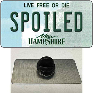 Spoiled New Hampshire State Wholesale Novelty Metal Hat Pin