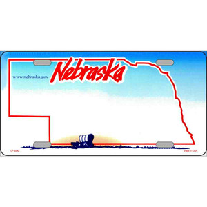 Nebraska Novelty State Blank Wholesale Metal License Plate