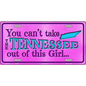 Tennessee Girl Novelty Wholesale Metal License Plate