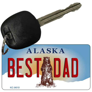 Best Dad Alaska State Wholesale Novelty Key Chain