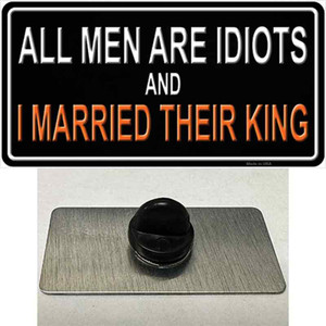 All Men Are Idiots Wholesale Novelty Metal Hat Pin