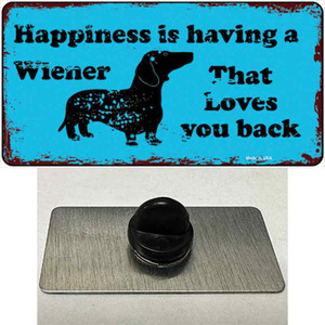 Happiness Is Having A Wiener Wholesale Novelty Metal Hat Pin