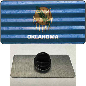 Oklahoma Corrugated Flag Wholesale Novelty Metal Hat Pin