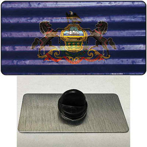 Pennsylvania Corrugated Flag Wholesale Novelty Metal Hat Pin