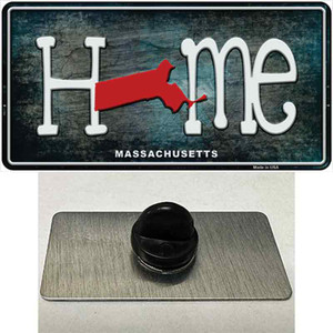 Massachusetts Home State Outline Wholesale Novelty Metal Hat Pin