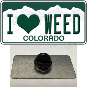 I Love Weed Colorado Wholesale Novelty Metal Hat Pin