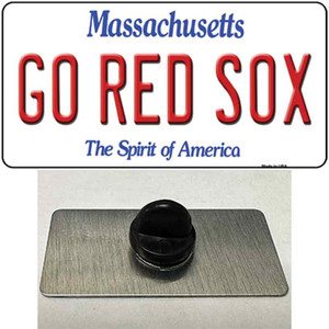 Go Red Sox Massachusetts Wholesale Novelty Metal Hat Pin