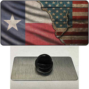 Texas/American Flag Wholesale Novelty Metal Hat Pin