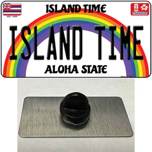 Island Time Hawaii Wholesale Novelty Metal Hat Pin
