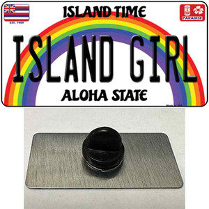 Island Girl Hawaii Wholesale Novelty Metal Hat Pin