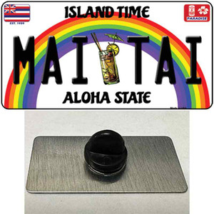 Mai Tai Hawaii Wholesale Novelty Metal Hat Pin