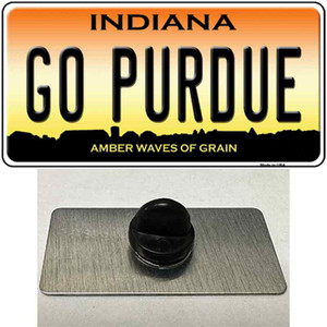 Go Purdue Wholesale Novelty Metal Hat Pin Tag