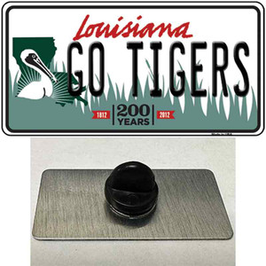 Louisiana Go Tigers Wholesale Novelty Metal Hat Pin Tag