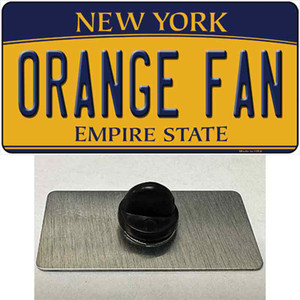 Orange Fan Wholesale Novelty Metal Hat Pin