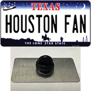 Houston Fan Wholesale Novelty Metal Hat Pin