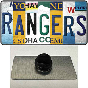 Rangers Hockey Strip Art Wholesale Novelty Metal Hat Pin Tag