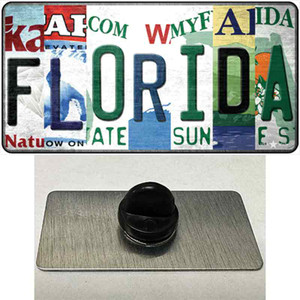 Florida Strip Art Wholesale Novelty Metal Hat Pin Tag
