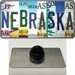 Nebraska Strip Art Wholesale Novelty Metal Hat Pin Tag