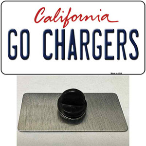 Go Chargers Wholesale Novelty Metal Hat Pin Tag