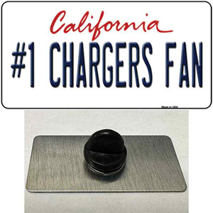 Number 1 Chargers Fan Wholesale Novelty Metal Hat Pin Tag