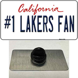 Number 1 Lakers Fan Wholesale Novelty Metal Hat Pin Tag