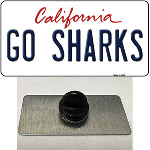 Go Sharks Wholesale Novelty Metal Hat Pin Tag