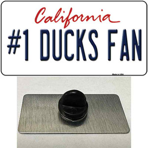 Number 1 Ducks Fan Wholesale Novelty Metal Hat Pin Tag