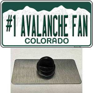 Number 1 Avalanche Fan Wholesale Novelty Metal Hat Pin Tag