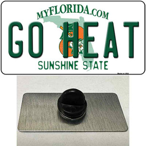 Go Heat Wholesale Novelty Metal Hat Pin Tag