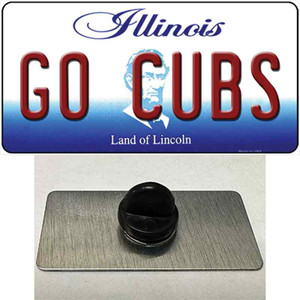 Go Cubs Wholesale Novelty Metal Hat Pin Tag