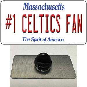 Number 1 Celtics Fan Wholesale Novelty Metal Hat Pin Tag